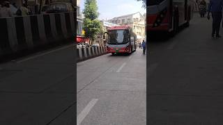 BEST olectra X2 electric Bus #shorts #bestbus #mumbaibestbuses #mumbai #ytshorts #busspotting