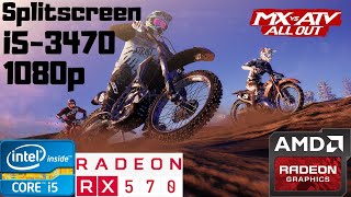 MX vs ATV All Out | i5-3470 | RX 570 8GB | 8GB RAM DDR3 | 1080p Gameplay PC Benchmark