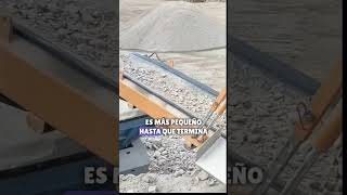 reparamos una machacadora de piedra con motor caterpilar