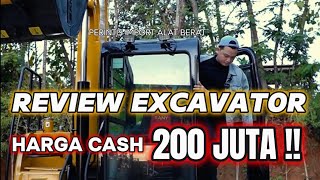 Review Excavator Harga Cash 200 Juta‼️