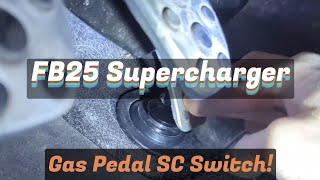 FB25 Supercharger Part 12: Pedal Switch & Wiring Updates