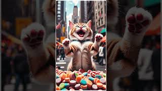 STREET SWEETS #cat #cute #kitten #ai #viral