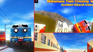 6 Trains Depart Utkarsh train Accident Indian train Crossing3d