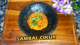 SAMBEL DIET TERENAK, SEMUA ORANG PASTI SUKA,Resep sambel cikur khas sunda segar dan gampil banget❗️