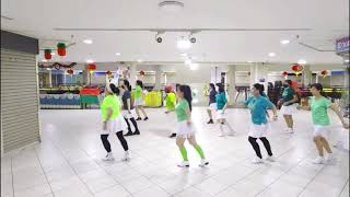 Hips Don't Lie Line Dance - Demo By D'Sisters & Friends LDG @dadanceacademy6139 #linedance