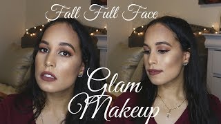 Fall 2019 Full Face Makeup Glam| Bold Lip| Jasmiiin Jimenez 💄