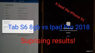 Tab S6 vs iPad Pro 2018 Geekbench 5