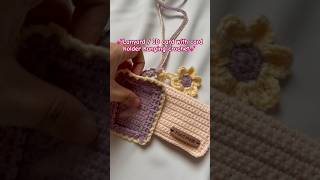 A beautiful lanyard / ID card with card holder hanging crochet, should i upload a tutorials? 🧐