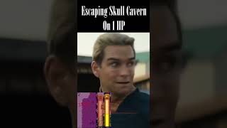 Escaping Skull Cavern On 1 HP #shorts