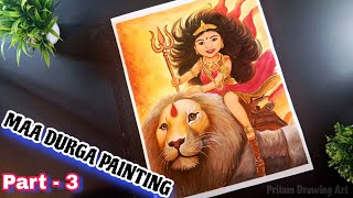 Draw With Me - Durga Mata Drawing | Maa Durga Acrylic Painting | Durga Puja Drawing