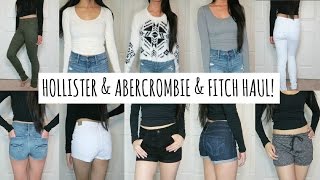 Back To School Hollister & Abercrombie & Fitch Try On Haul!