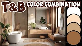 Top 5 Bathroom Color PALETTES and MATERIALS to Transform Your Space