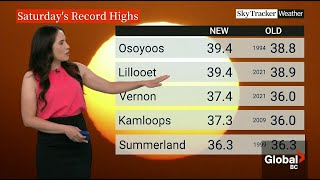 Yvonne Schalle - Global BC - Weather - Saturday, August 3, 2024.