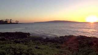 Wailea Beach sunset on our final night in Maui