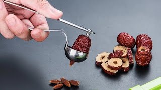 Stainless Steel Jujube Cherry Fast Cherry Core Seed Remover Enucleate Fruits Tools Vegetables #23