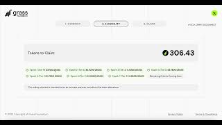grass airdrop eligibility checker