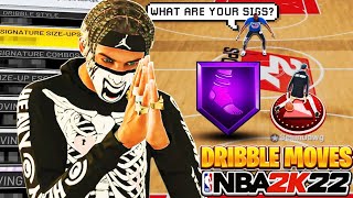 *NEW* BEST GLITCHY DRIBBLE MOVES in NBA 2K22! BEST SIGS TO MOVE FAST & GET OPEN IN NBA 2K22!