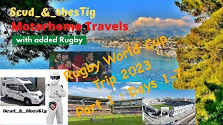 Rugby Union World Cup Trip, France, August-October 2023 Pt1