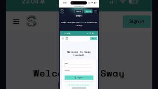 How to Downloaded SwayFunded & SwayCharts Pro App to your Phone !