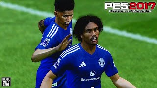 PES 2017 GAMEPLAY PRAMUSIM 2024  - MANCHESTER UNITED VS ARSENAL - PES 2017 PC GAMEPLAY 1080p 60 FPS