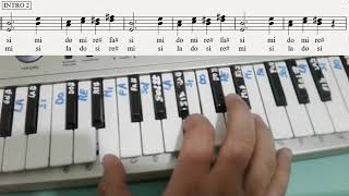 "Las Seis" - Joe Vasconcellos - Tutorial de Teclado y Melódica - II° Medio Colegio Casteliano 2020