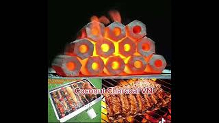 HCM VN Hexagonal Coconut Shell Barbeque Charcoal Briquette Wholesale BBQ Supplier