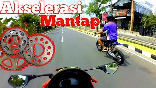 Sensasi Setelah Upgrade Gear Set GSX-R | Motovlog Tuban