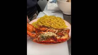 LOBSTER NOODLES 🦞🍝😋|#shorts |#hungry_bsk