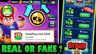 Hexa pop link 2248 real or fake ▶️ Brawl Stars free gems app