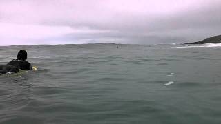 Great set of waves at Little Fistral, Newquay, Cornwall, UK