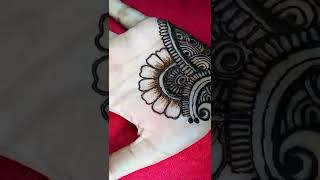 Easy mehndi design front hand||Stylish mehandi design2022||Simple fronthand mehndi #shorts #ytshorts