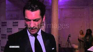 David Gandy on winning his award at the Scottish Fashion Awards (01/09/2014)