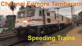 Chennai Egmore Tambaram Section High Speed Trains TEJAS Vaigai Cholan Sethu