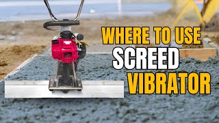 Concrete Screed Vibrator Features | Where to use Screed Vibrator - Sona