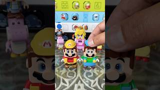 Lego Luigi Ice And Lego Mario Builder Exchange Power Up Costume #lego #mario #shorts #viral