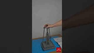 LEGO Eiffel Tower #4. Assembly of the top part