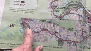 The Villages, Florida trails and recreation map