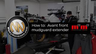 How to fit an Avant front mudguard extender to BMW R 1250 GS