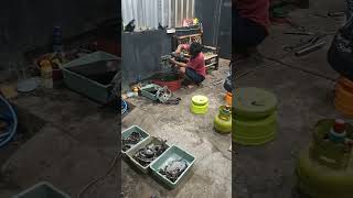 #VLOG 208 masuk lagi paketan untuk mesin tiger spek langkah 72 piston 68 klep standartharian tauring