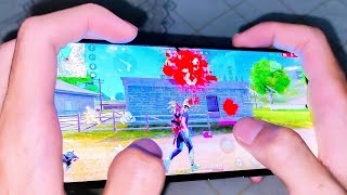 Poco x3 pro free fire gameplay test 2 finger handcam m1887 onetap headshot 120Hz display smoothaf