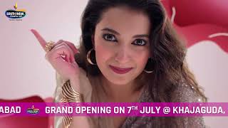 Grand Opening on july 7th @khajaguda, Hyderabad| South India Shopping Mall Textile & Jewellery