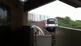 SMRT C151 051/052 departing Sembawang Northbound Platform (