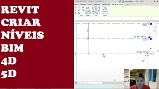 Aula 1 Revit, iniciando, criando níveis para planejamento 4D e 5D