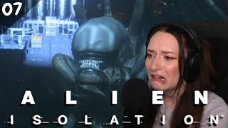 The NEST?! 😩 | Alien Isolation - Part 7 | Let's Play (HARD MODE)