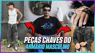 PEÇAS CHAVE DE UM ARMÁRIO MASCULINO