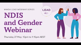 WWDA LEAD Webinar: The NDIS & Gender