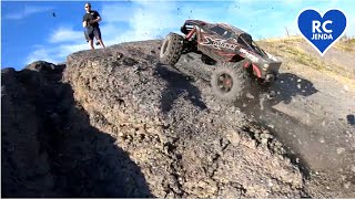 KYOSHO SCORPION XXL AND XMAXX...HILL ATACK!!!