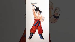 Drawing of Goku 🗿 #dandadan #anime #trending #goku