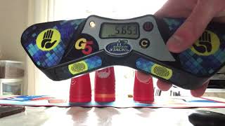 Sport Stacking Cycle 5.653 (FIRST 5.6XX!!) + 3-3-3 1.577 (SECOND BEST!!)