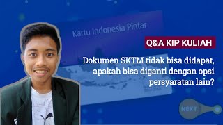 PERSYARATAN SKTM APAKAH BISA DIGANTI DENGAN YANG LAIN?